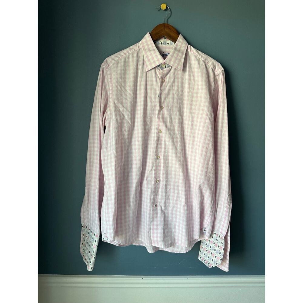 Robert graham casino poker‎ French cuff shirt